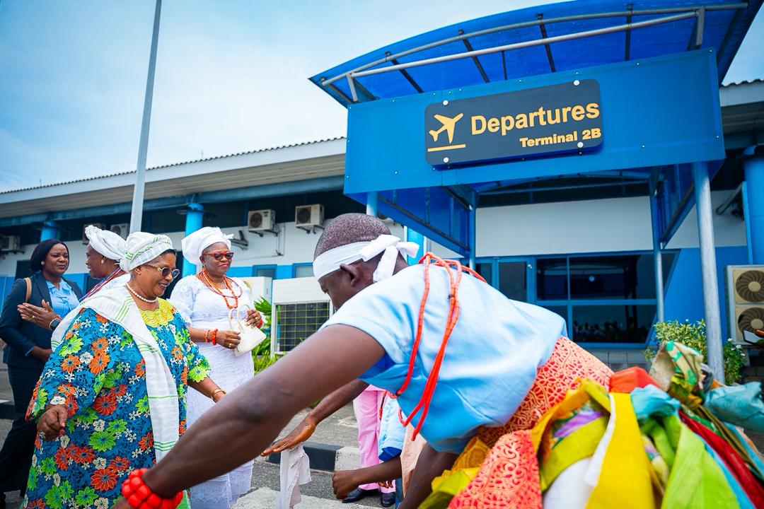 Her Excellency Dr. Joyce Banda visits Warri Kingdom
