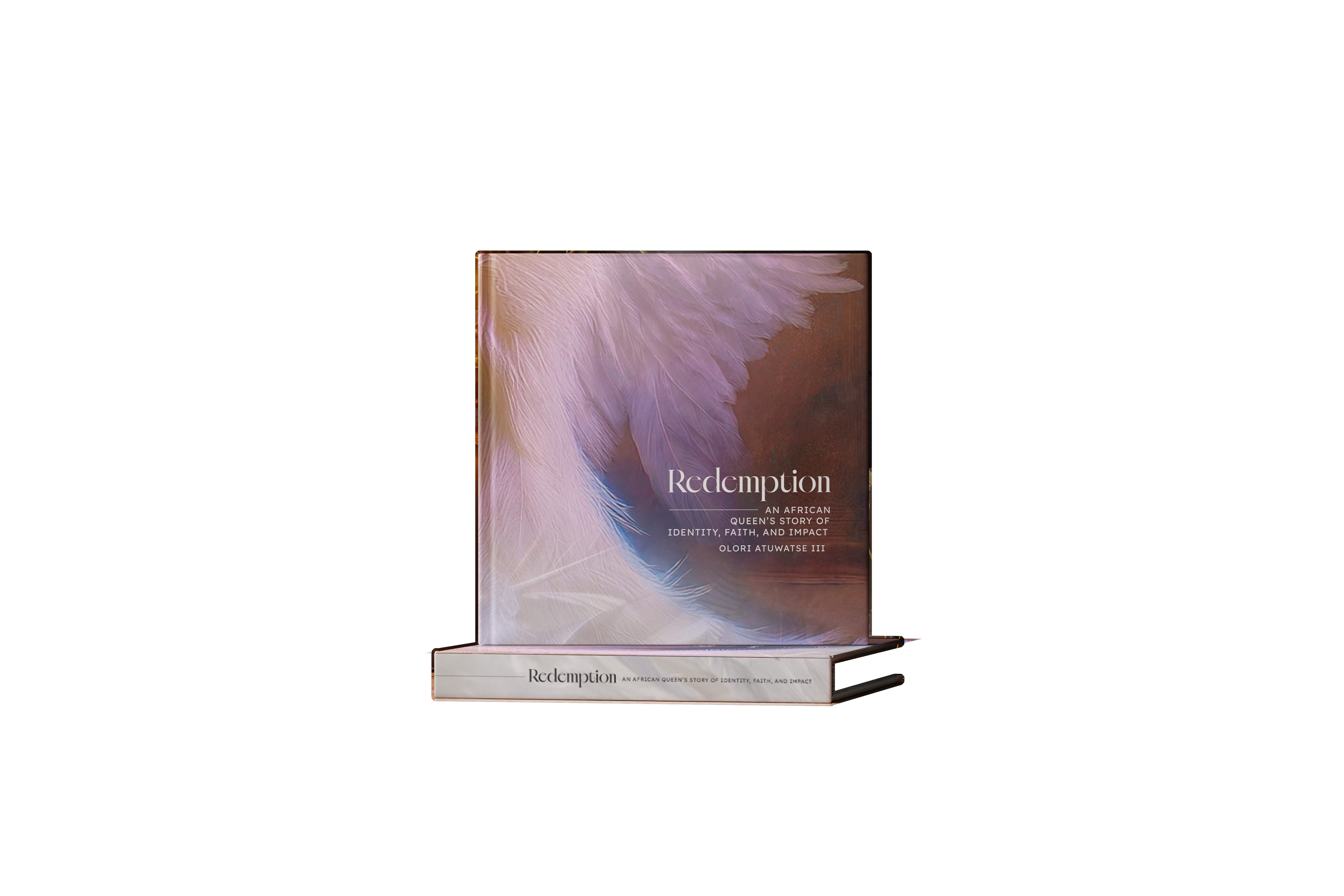 Square mockup of Redemption book cover